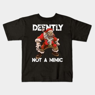 Roleplaying Mimic Creature RPG Joke Meme DM PnP Christmas Kids T-Shirt